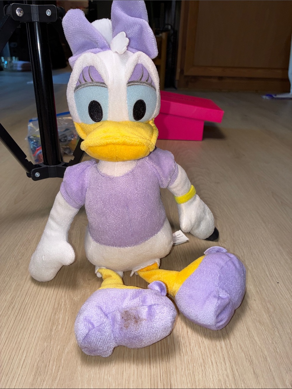 Daisy Duck Purple Plush Toy - Soft Small Stuffed Animal Plush